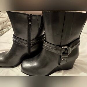 TORRID Harness Wedge Bootie